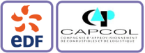 Logo EDF-CAPCOL Encadre violet